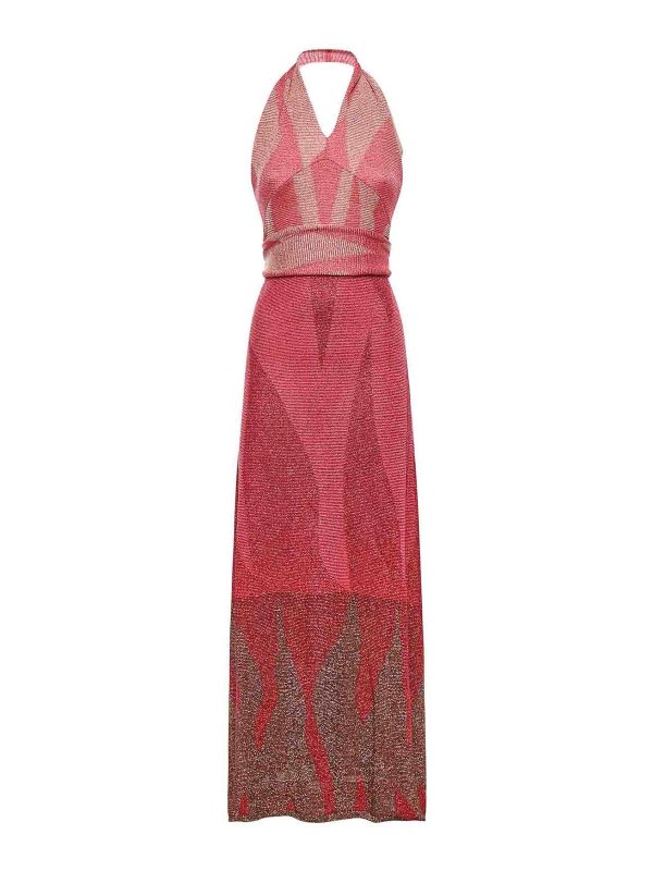 AKEP: maxi dresses - Long Dress With A Gradient Effect