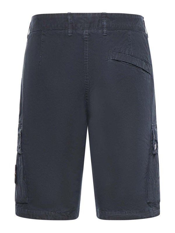 STONE ISLAND: トラウザーショーツ online - ショートパンツ - ダークブルー