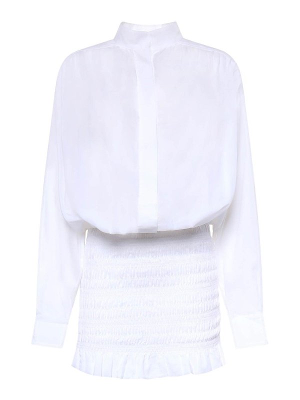 THE ANDAMANE: abiti corti - Miniabito a camicia in cotone