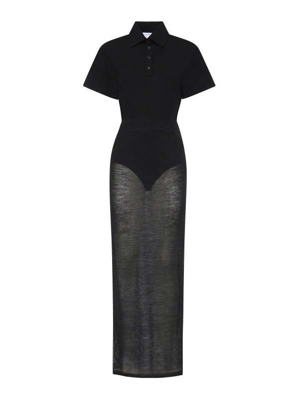 Alaïa: ニーレングスドレス - 膝丈ドレス - 黒
