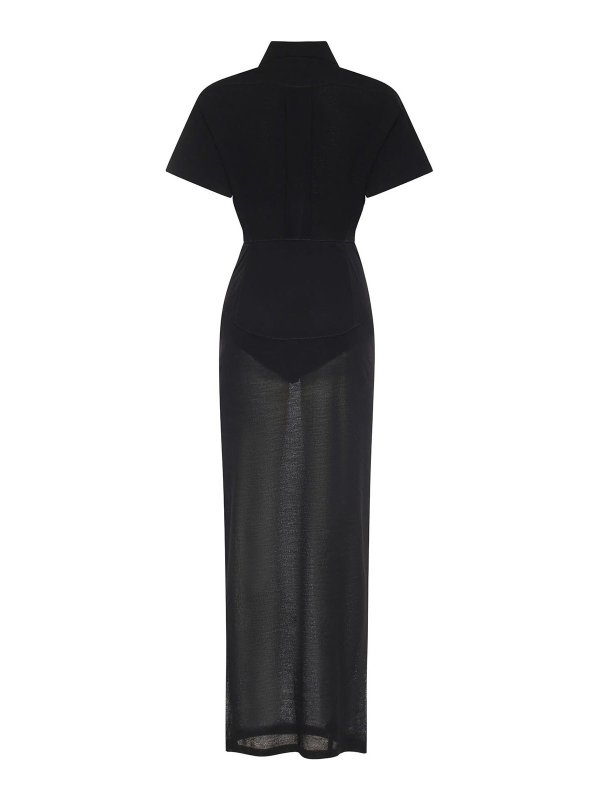 Alaïa: ニーレングスドレス online - 膝丈ドレス - 黒