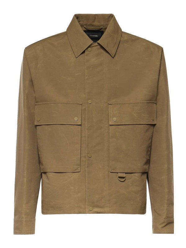LAMINAR: shirts - Cotton Blend Shacket