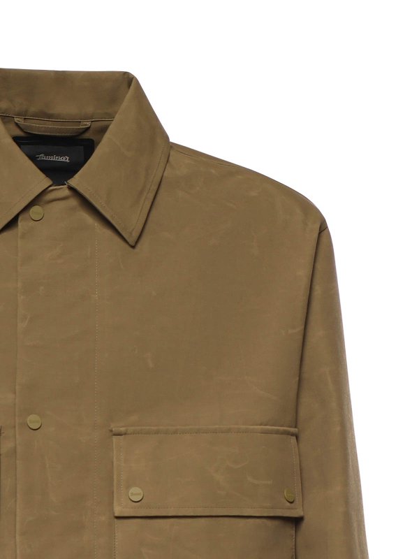 The Best Shops LAMINAR: shirts - Cotton Blend Shacket