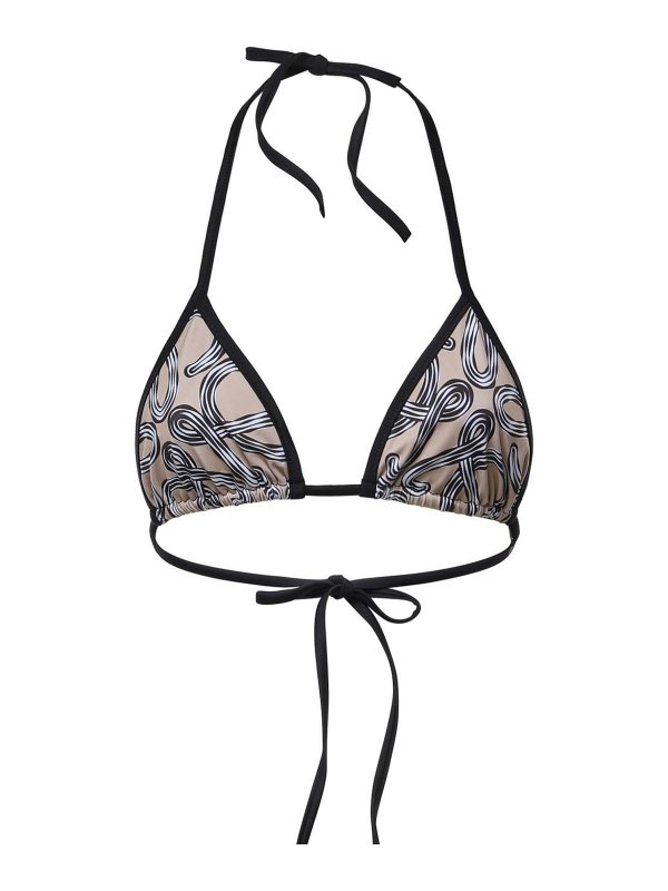 LOEWE: bikinis - Technical Jersey Bikini Top