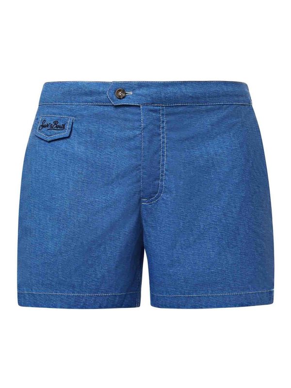 MC2 SAINT BARTH: Badeanzüge - Badeanzug - Denim