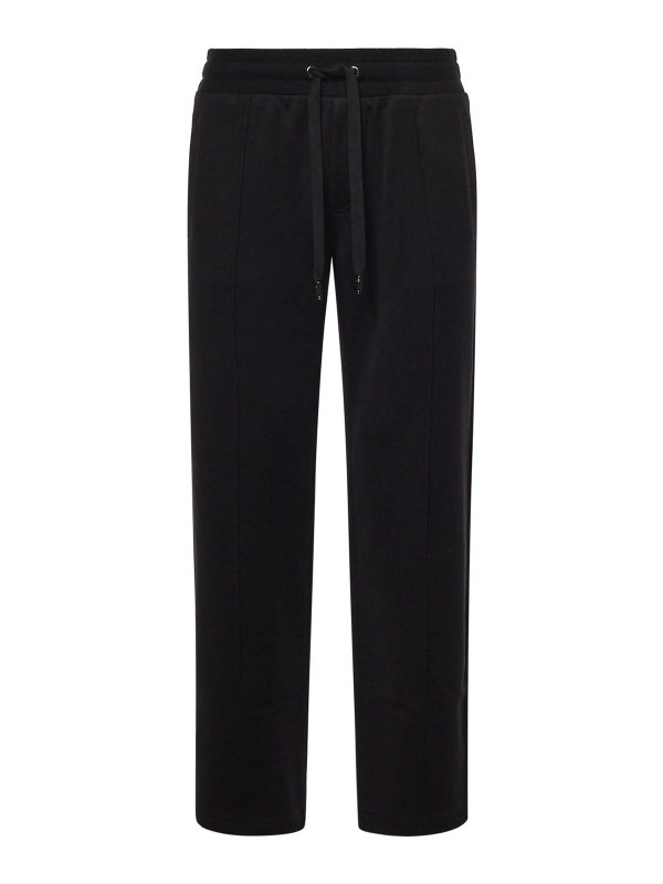 DOLCE & GABBANA: Jeans Rectos - Vaqueros Rectos - Negro