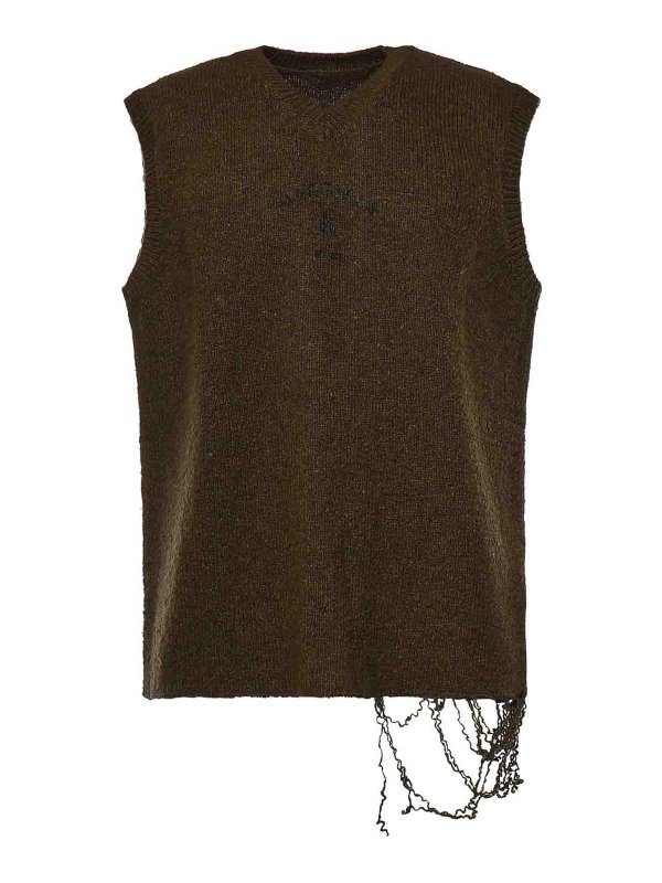 MM6 MAISON MARGIELA: ベスト - ベスト - ライトブラウン