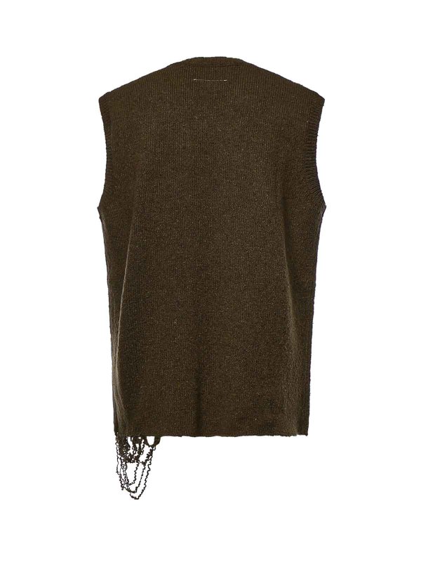 MM6 MAISON MARGIELA: ベスト online - ベスト - ライトブラウン