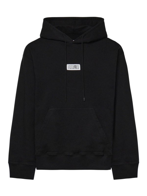 MM6 MAISON MARGIELA: スウェット＆セーター - スウェットシャツ/セーター - 黒