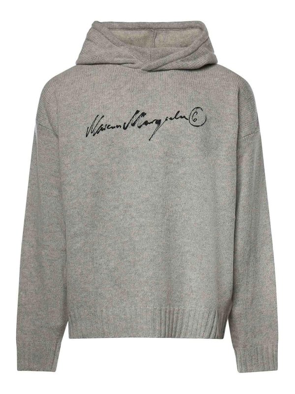 MM6 MAISON MARGIELA: クルーネック - クルーネック - グレー