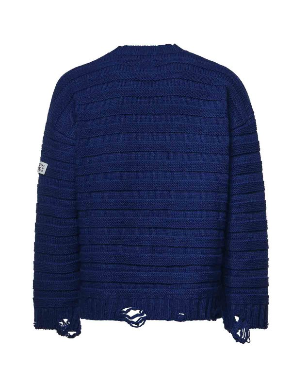MM6 MAISON MARGIELA: カーディガン online - カーディガン - ブルー