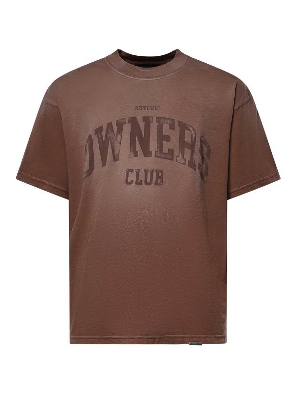 REPRESENT: T-shirts - T-Shirt - Braun