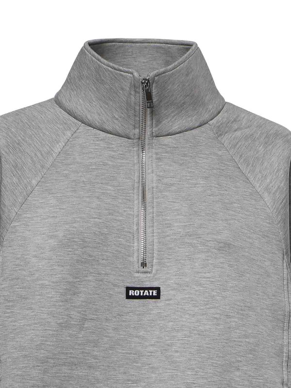 The Best Shops ROTATE Birger Christensen: Rollkragenpullover  und Polo-Ausschnitt - Rollkragenpullover - Grau