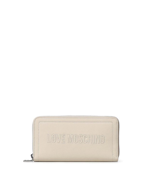 LOVE MOSCHINO: 財布＆ポーチ - 財布 - 白
