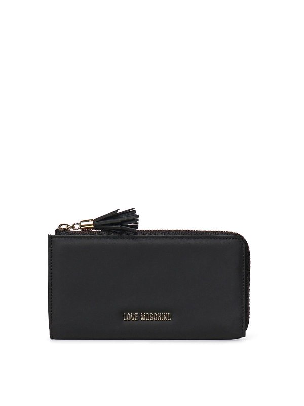LOVE MOSCHINO: 財布＆ポーチ - 財布 - 黒