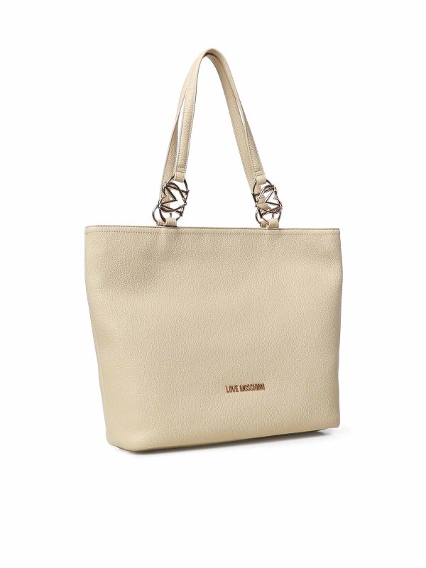 トートバッグ - 白 shop online: LOVE MOSCHINO