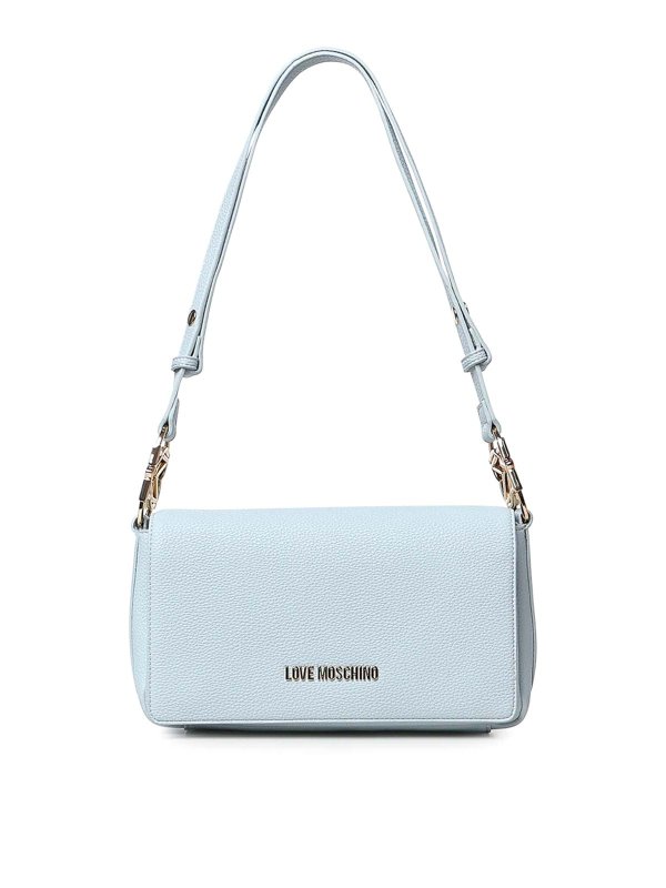 LOVE MOSCHINO: ショルダーバッグ - ショルダーバッグ - ライトブルー