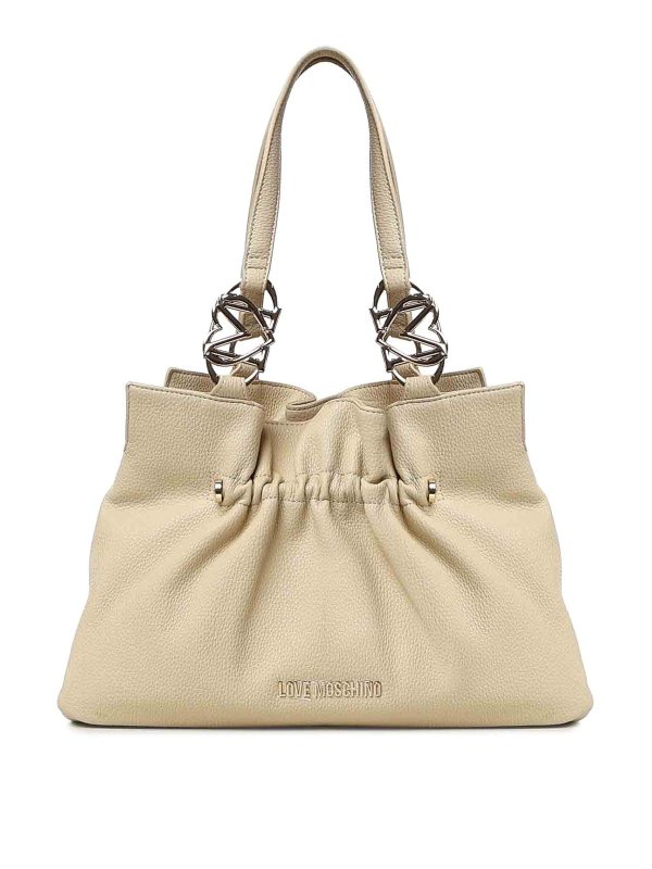 LOVE MOSCHINO: ショルダーバッグ - ショルダーバッグ - 白