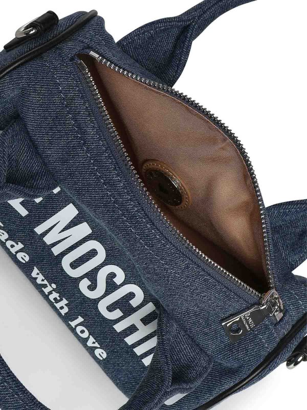 The Best Shops LOVE MOSCHINO: クラッチバッグ - クラッチバッグ - デニム