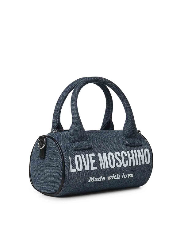 クラッチバッグ - デニム shop online: LOVE MOSCHINO