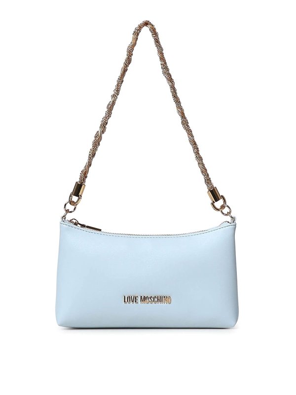 LOVE MOSCHINO: クラッチバッグ - クラッチバッグ - ライトブルー