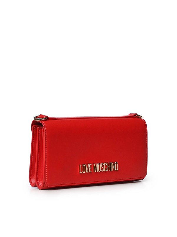 ショルダーバッグ - 赤 shop online: LOVE MOSCHINO