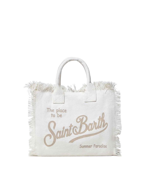 MC2 SAINT BARTH: Handtaschen online - Shopper - Weiß