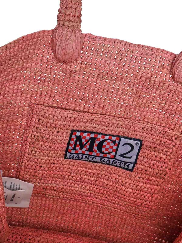 The Best Shops MC2 SAINT BARTH: totes bags - Colette Raffia Bag