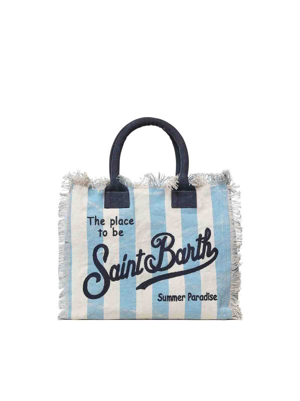 MC2 SAINT BARTH: Handtaschen online - Shopper - Blau