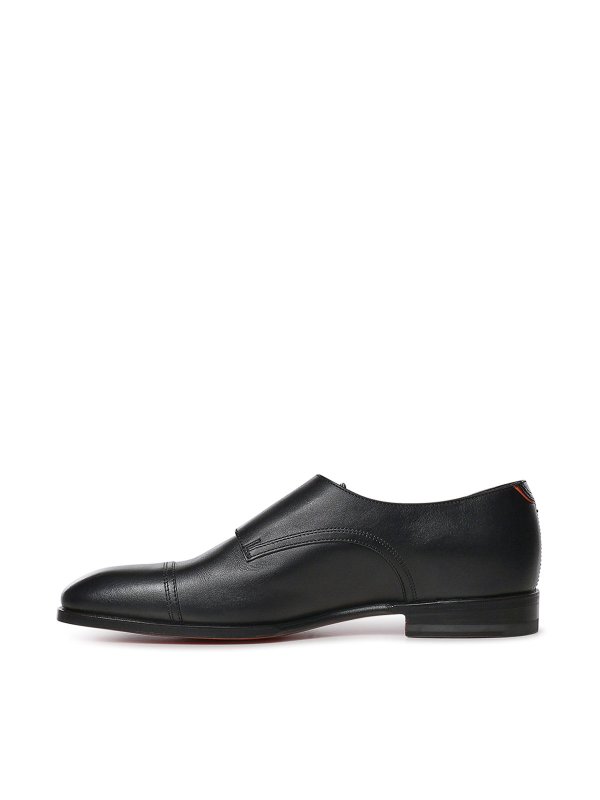 The Best Shops SANTONI: Loafers & Slippers - Double Leather Buckle