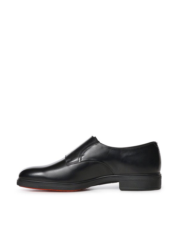 The Best Shops SANTONI: Loafers & Slippers - Double Leather Buckle
