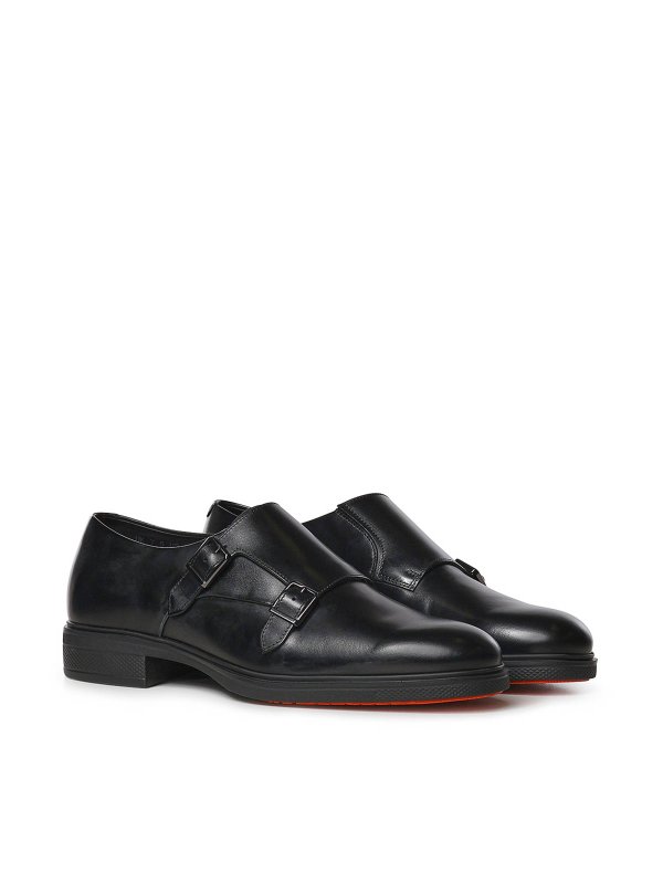 Double Leather Buckle shop online: SANTONI