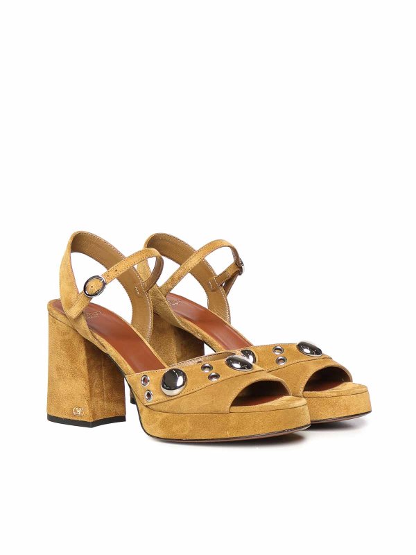 サンダル - ベージュ shop online: VALENTINO GARAVANI