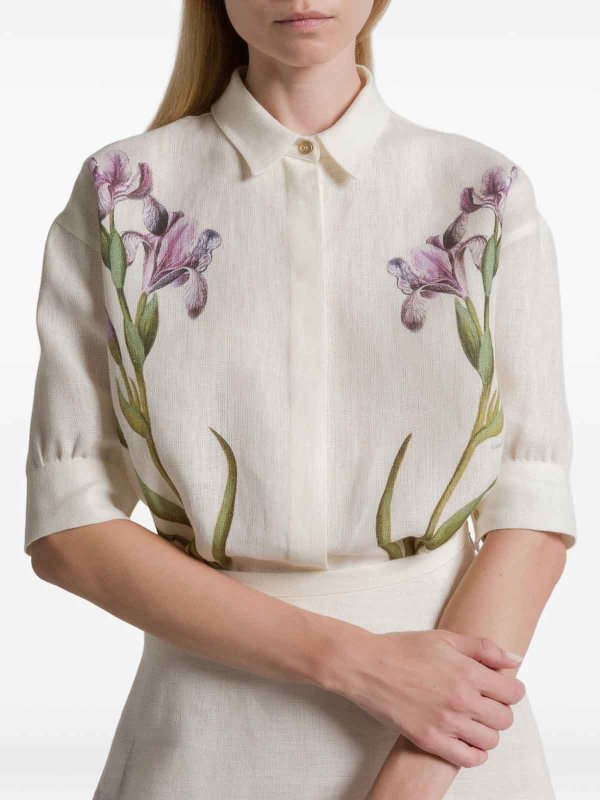 Camisa - Blanco shop online: ALBERTA FERRETTI