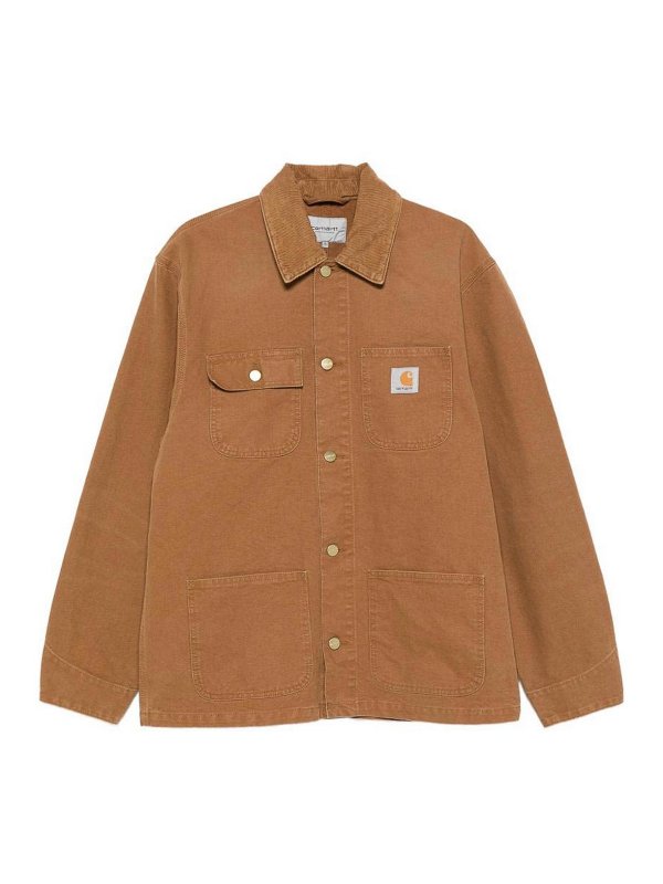CARHARTT: shirts - Shirt jacket with patch pockets
