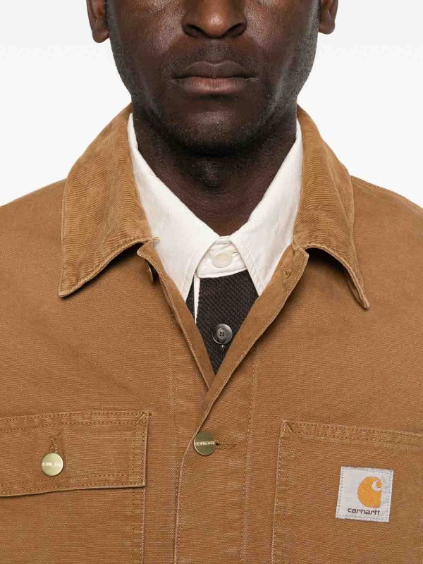 The Best Shops CARHARTT: shirts - Shirt jacket with patch pockets