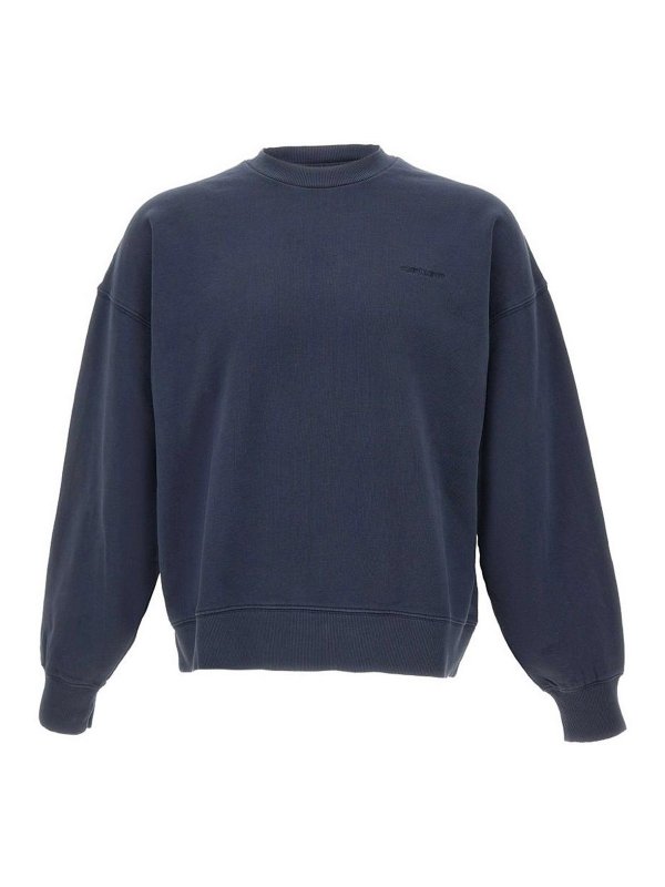 CARHARTT: クルーネック - クルーネック - ブルー