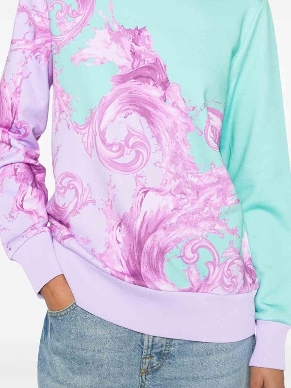 VERSACE JEANS: スウェット＆セーター online - スウェットシャツ/セーター - ライトパープル