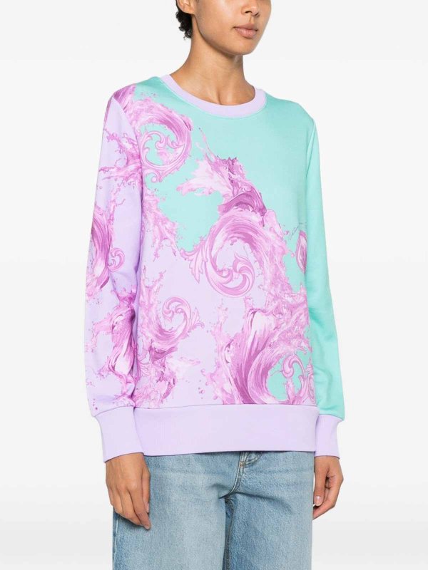 スウェットシャツ/セーター - ライトパープル shop online: VERSACE JEANS