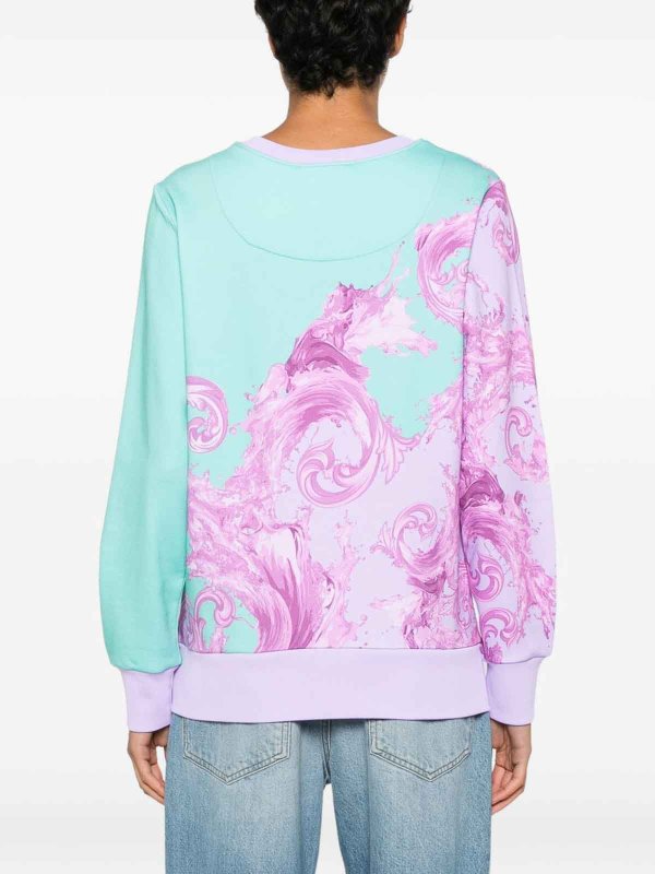 VERSACE JEANS buy online スウェットシャツ/セーター - ライトパープル