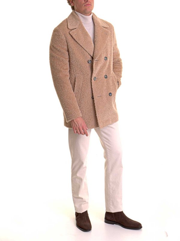 CANALI: ニーレングスコート online - 膝丈コート - ベージュ