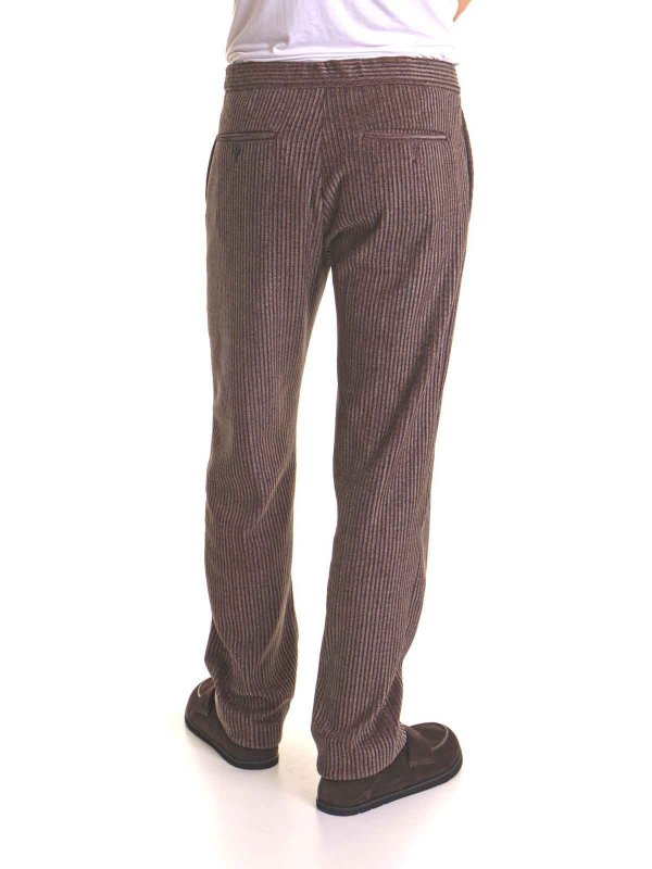 カジュアルパンツ - ブラウン shop online: EMPORIO ARMANI