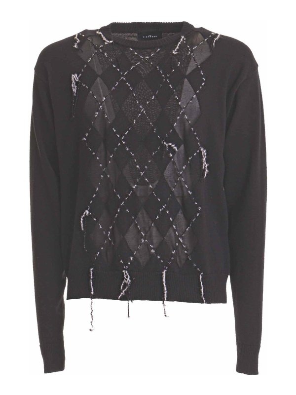 JOHN RICHMOND: crew necks - Sweater
