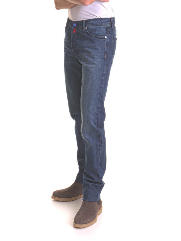 KITON: straight leg jeans online - Jeans