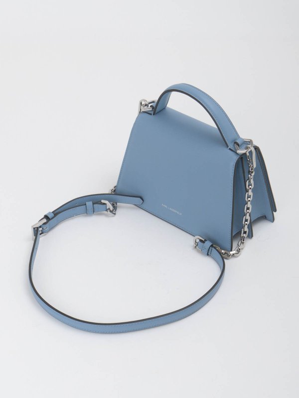 Schultertasche - Hellblau shop online: KARL LAGERFELD