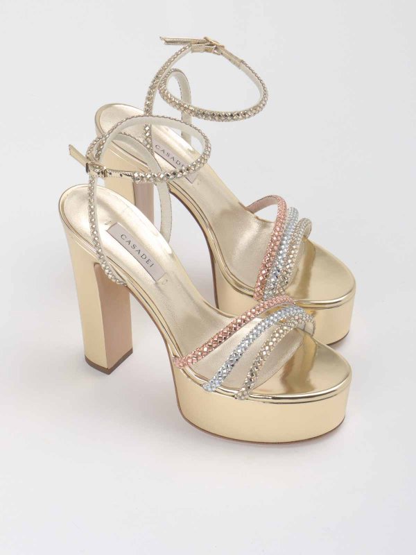 Casadei: Sandales online - Sandales - Or