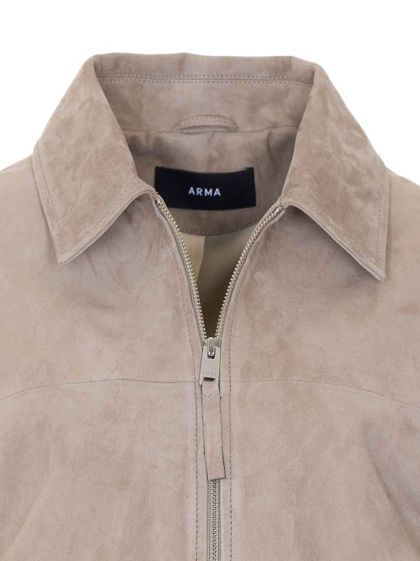 Loua suede jacket shop online: ARMA