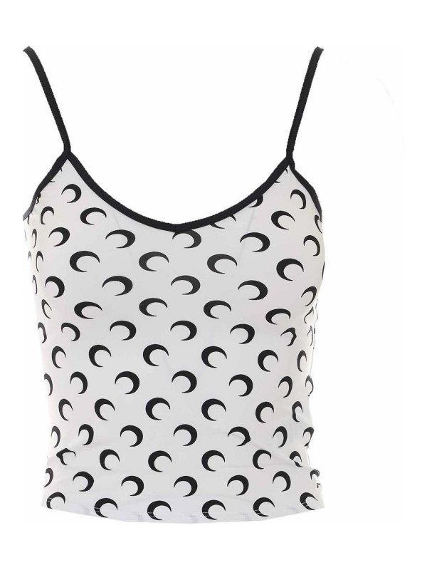 MARINE SERRE: Tops und Tank Tops - Top - Weiß