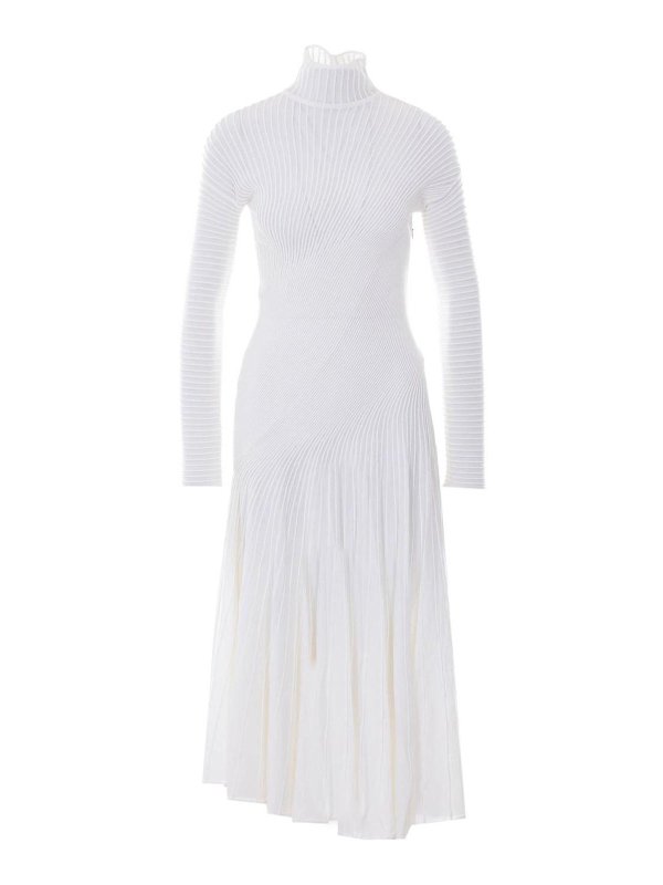 Alaïa: Rollkragenpullover  und Polo-Ausschnitt - Rollkragenpullover - Weiß