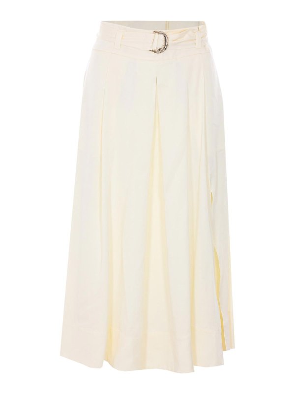 TWINSET: Faldas largas - Falda Larga - Blanco